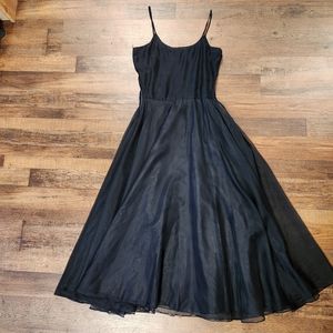 👑Vintage 40s Silk Regal Day Dress♠️